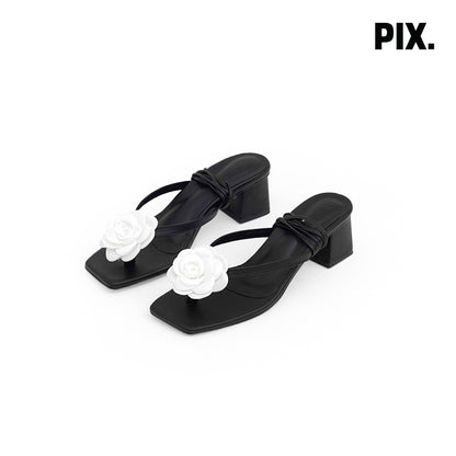 Black Kira Block Heel