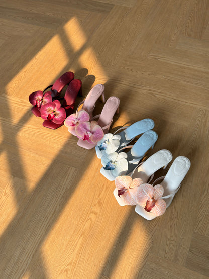 Blue Valencia Heel